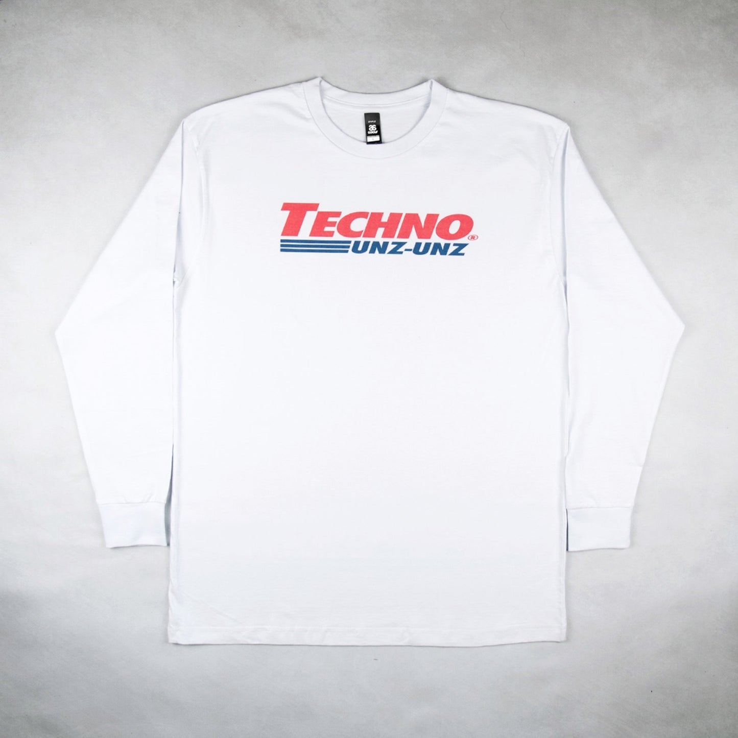 Classy Duds Long Sleeve T-Shirts Techno Long Sleeve/Short Sleeve White Tee