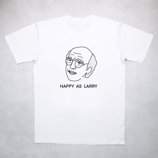 Classy Duds Short Sleeve T-Shirts Happy As Larry Tee