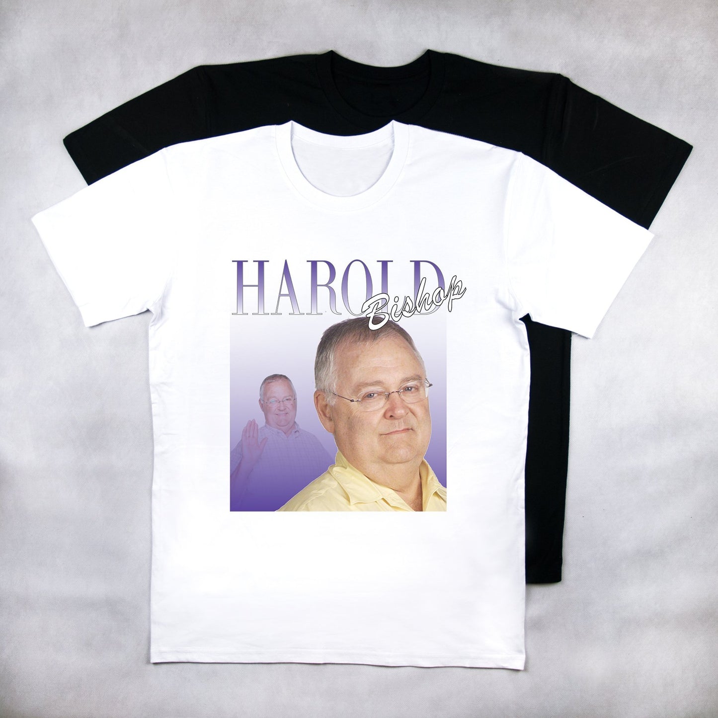 Classy Duds Short Sleeve T-Shirts Harold Bishop Commemorative Classic Tee