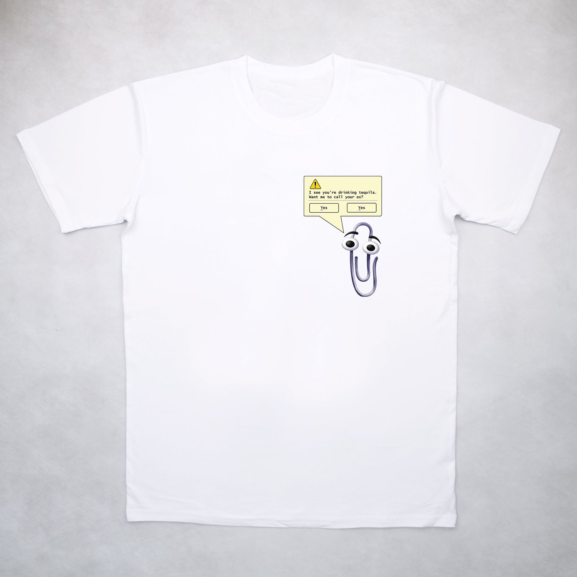 Classy Duds Short Sleeve T-Shirts Paper Clip Guy Tee