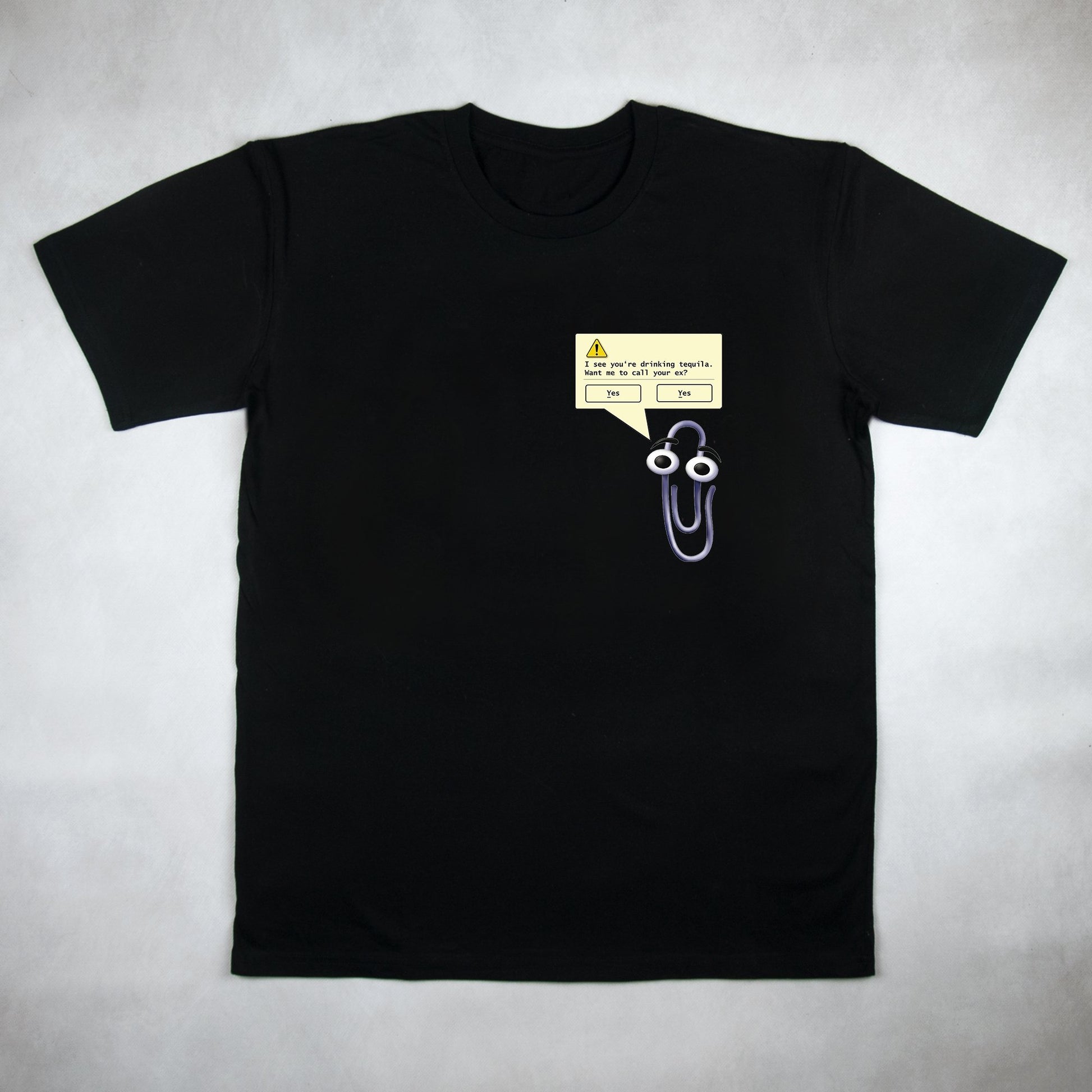 Classy Duds Short Sleeve T-Shirts Paper Clip Guy Tee