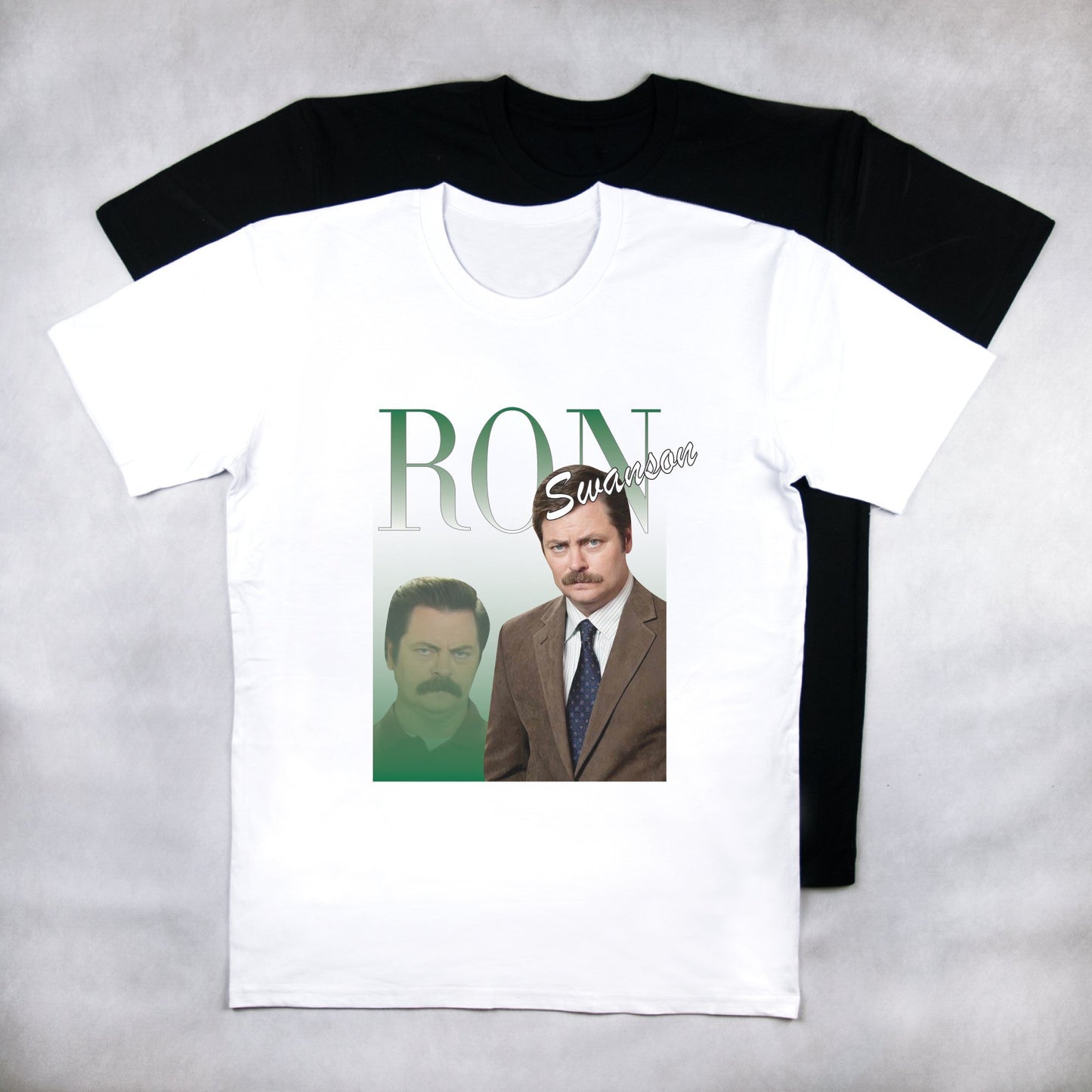 Classy Duds Short Sleeve T-Shirts Ron Swanson Commemorative Classic Tee