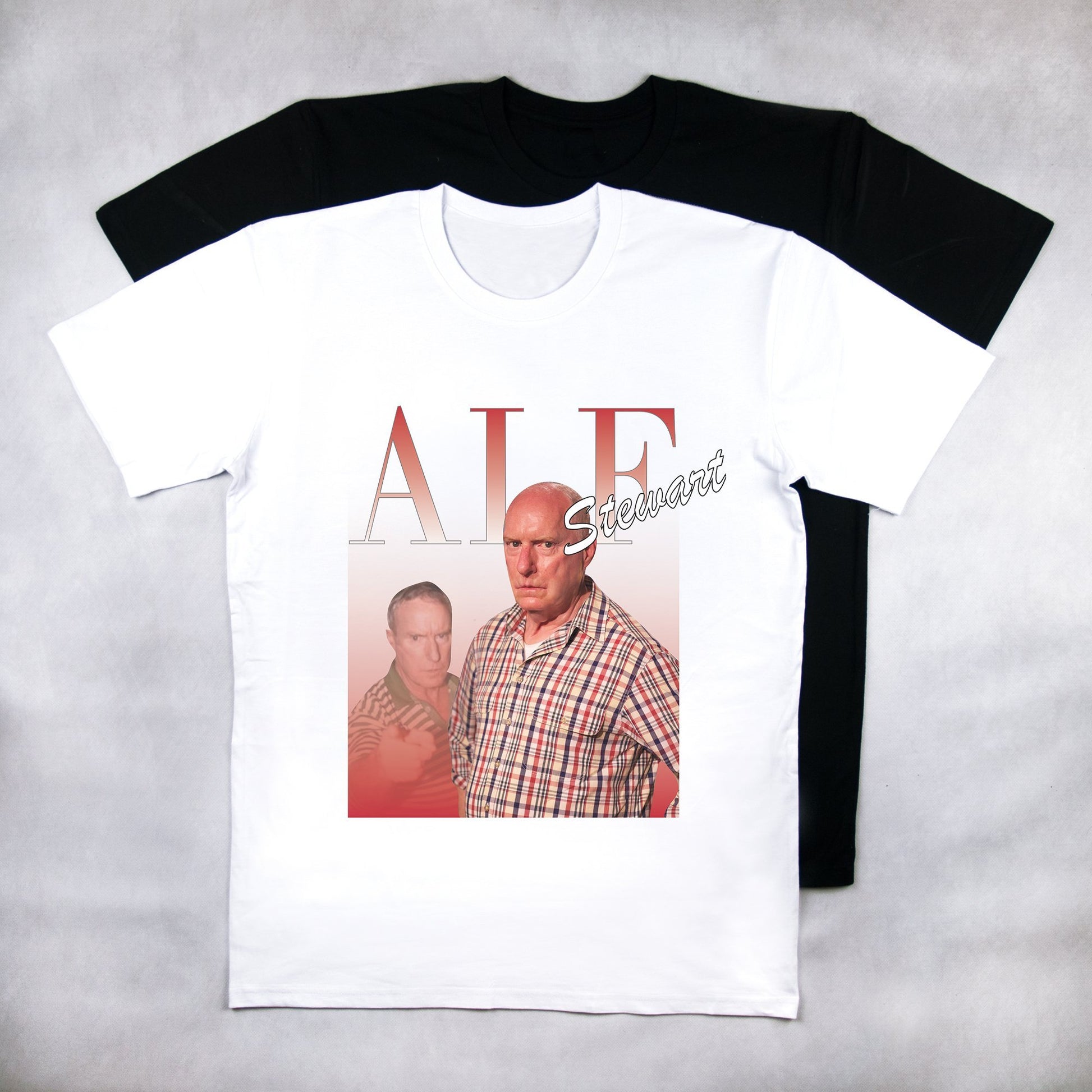 Classy Duds Short Sleeve T-Shirts S / Black / Standard Alf Stewart Commemorative Classic Tee