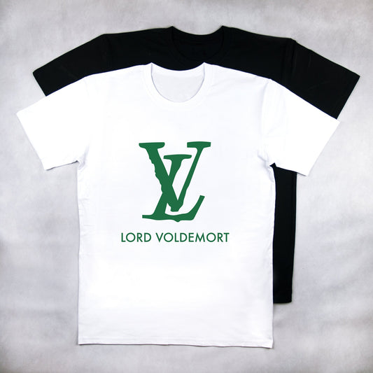 Classy Duds Short Sleeve T-Shirts S / Black / Standard Lord Voldemort Tee