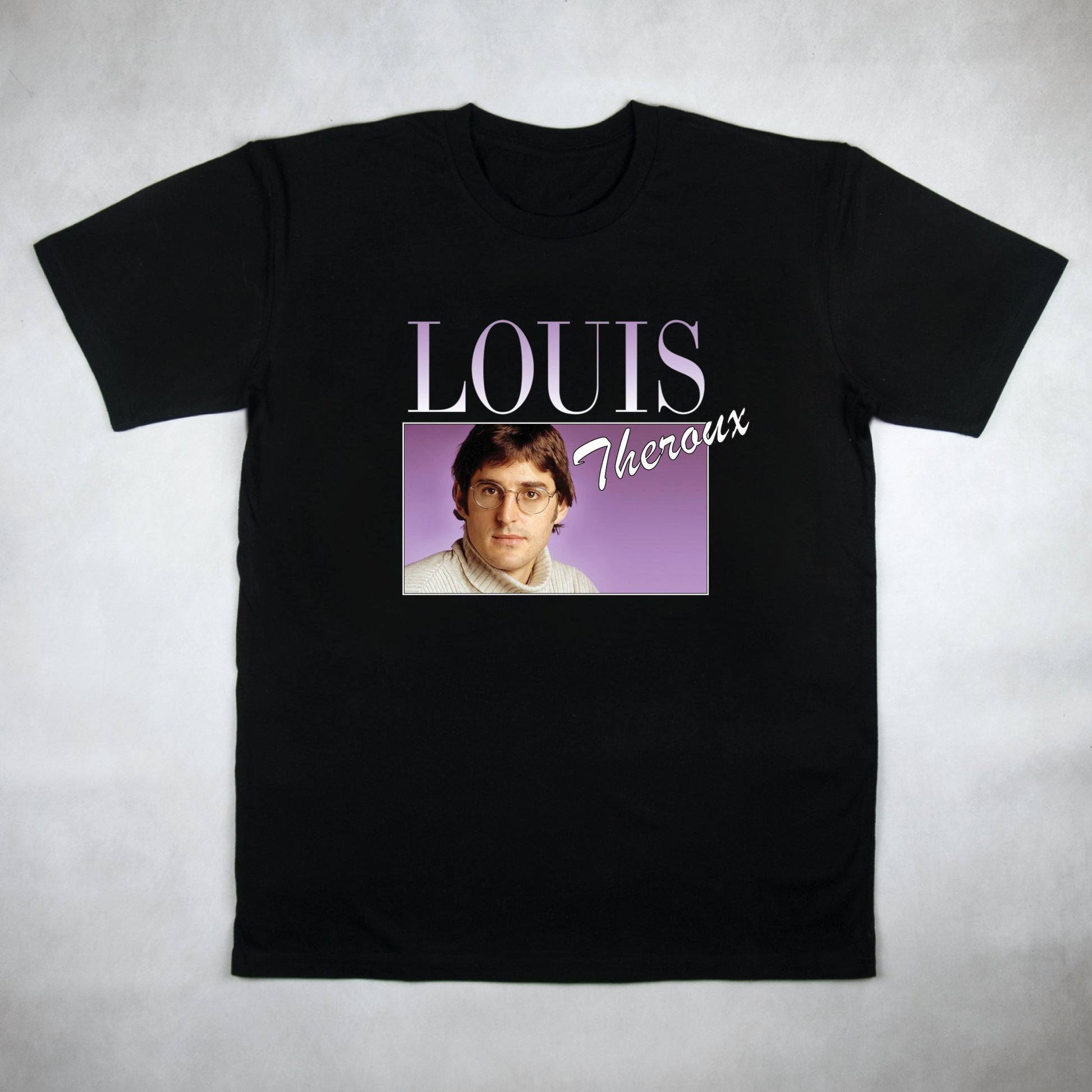 Classy Duds Short Sleeve T-Shirts S / Black / Standard Louis Theroux Commemorative Classic Tee