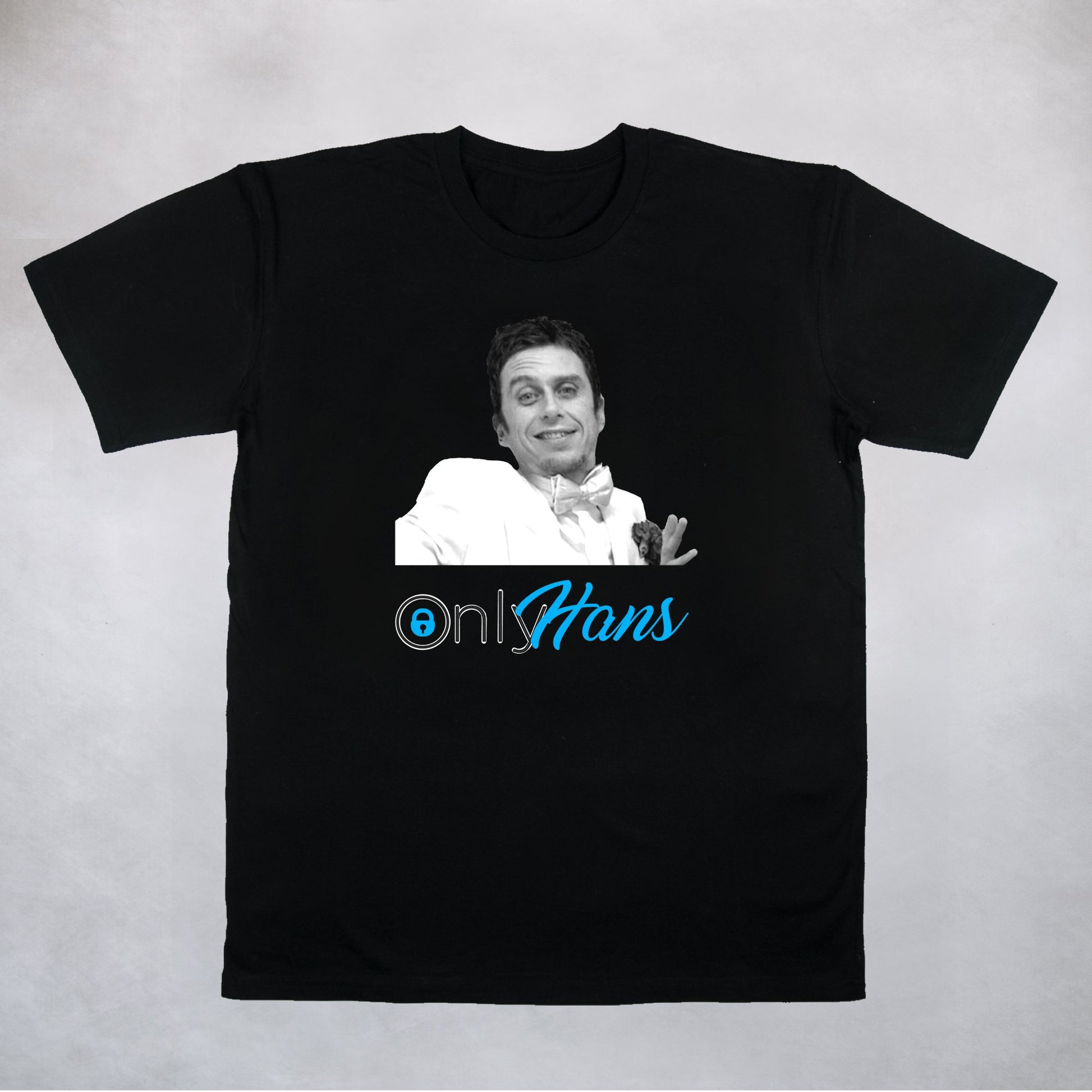Classy Duds Short Sleeve T-Shirts S / Black / Standard Only Hans Tee