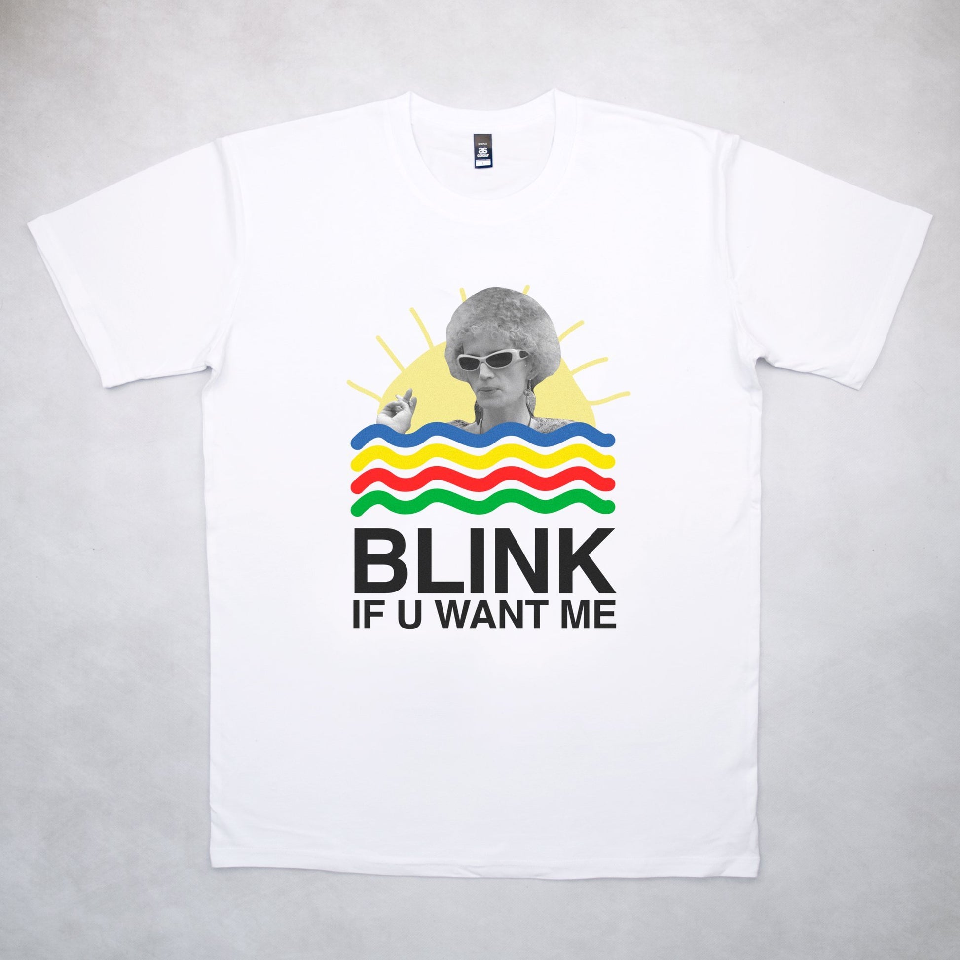 Classy Duds Short Sleeve T-Shirts S / Standard Blink If U Want Me Tee