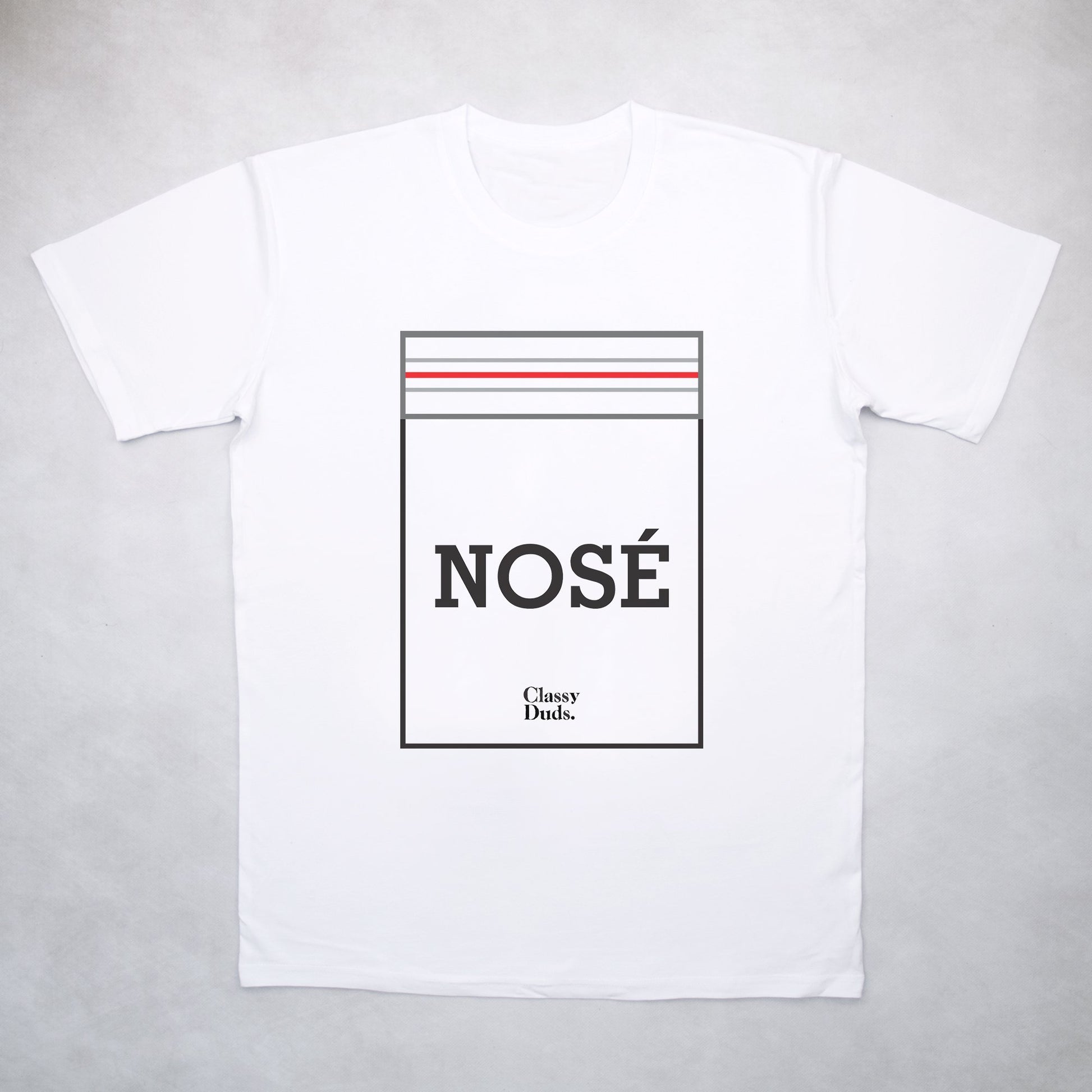 Classy Duds Short Sleeve T-Shirts S / Standard Nosé Tee
