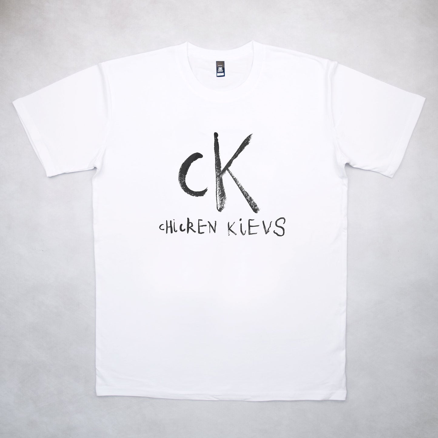 Classy Duds Short Sleeve T-Shirts S WHITE / Standard Chicken Kievs Tee