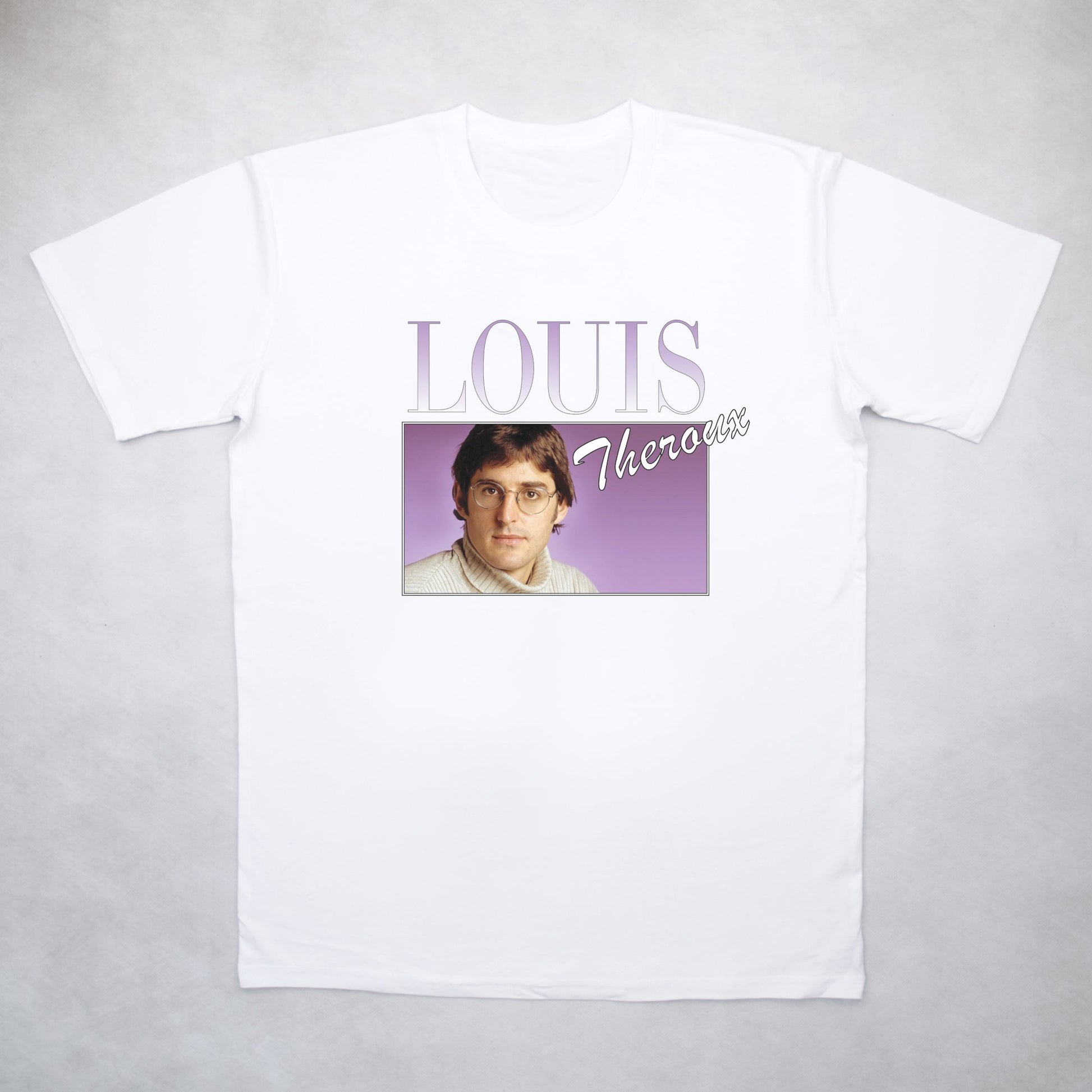 Classy Duds Short Sleeve T-Shirts S / White / Standard Louis Theroux Commemorative Classic Tee