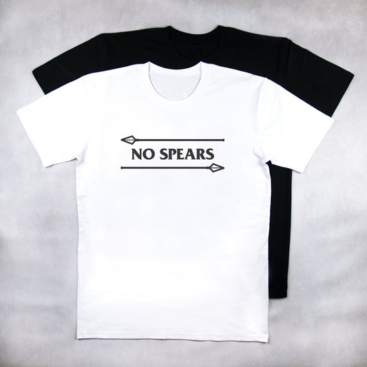 Classy Duds Short Sleeve T-Shirts S / White / Standard No Spears Tee