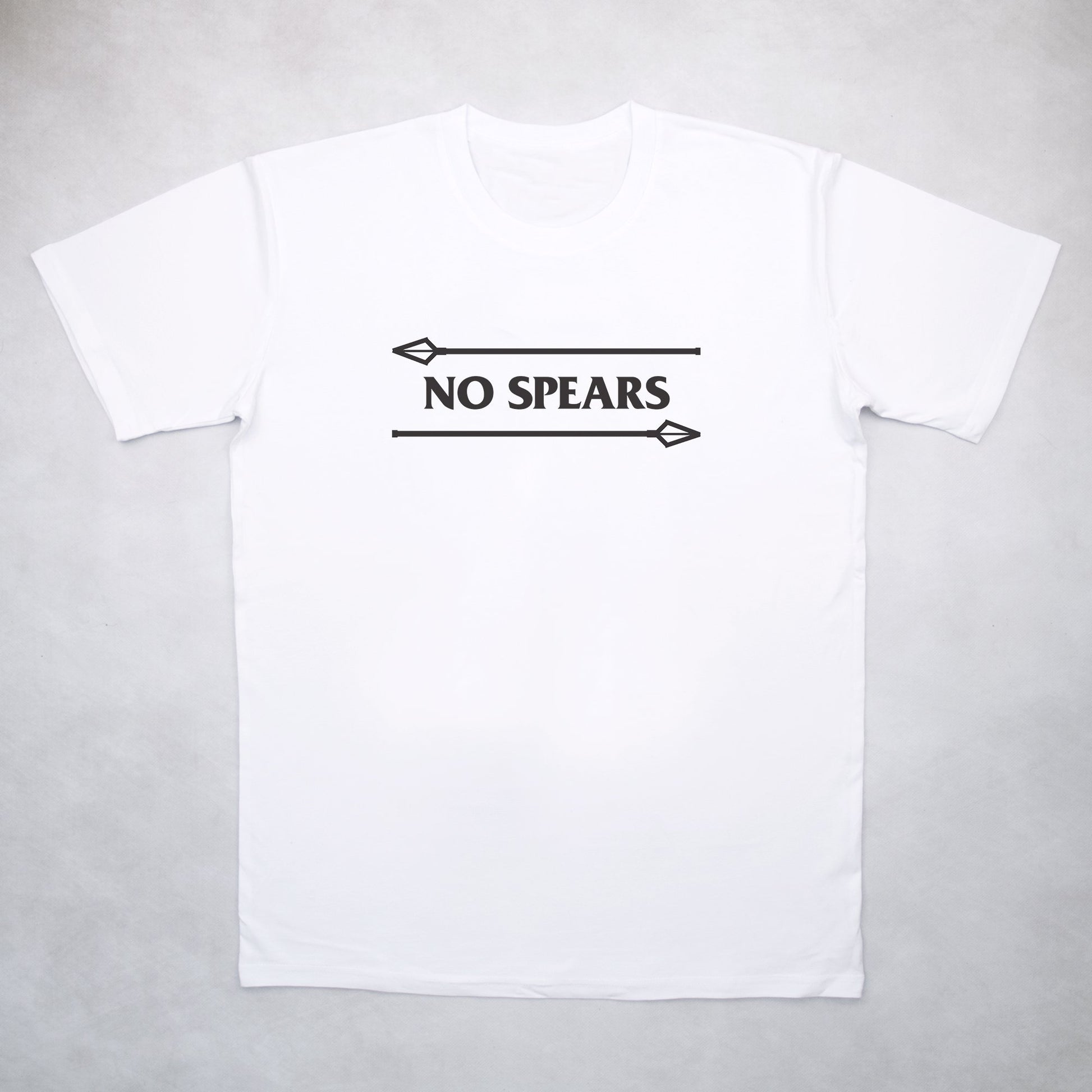 Classy Duds Short Sleeve T-Shirts S / White / Standard No Spears Tee