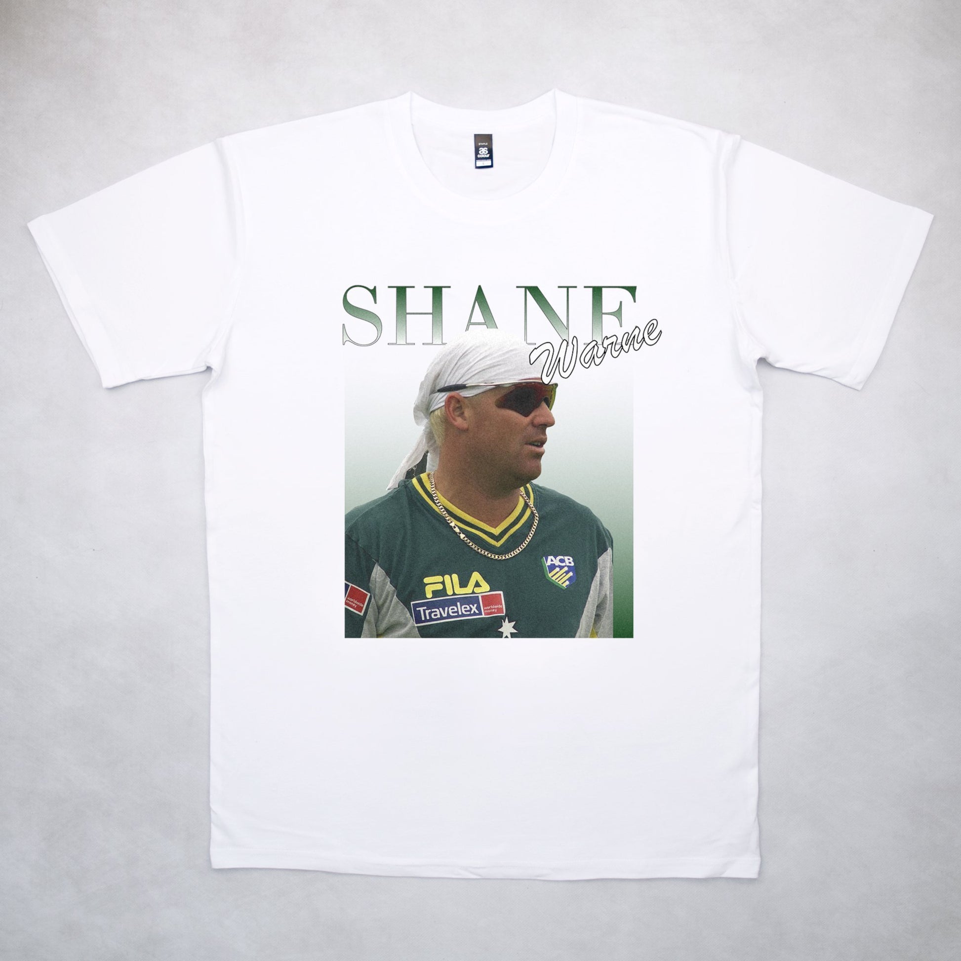 Classy Duds Short Sleeve T-Shirts Shane Warne Commemorative Classic Tee