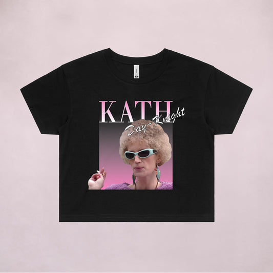 Ogo Merch Crop Tees Black / Extra Small Kath Day-Knight Commemorative Classic Black Crop Tee