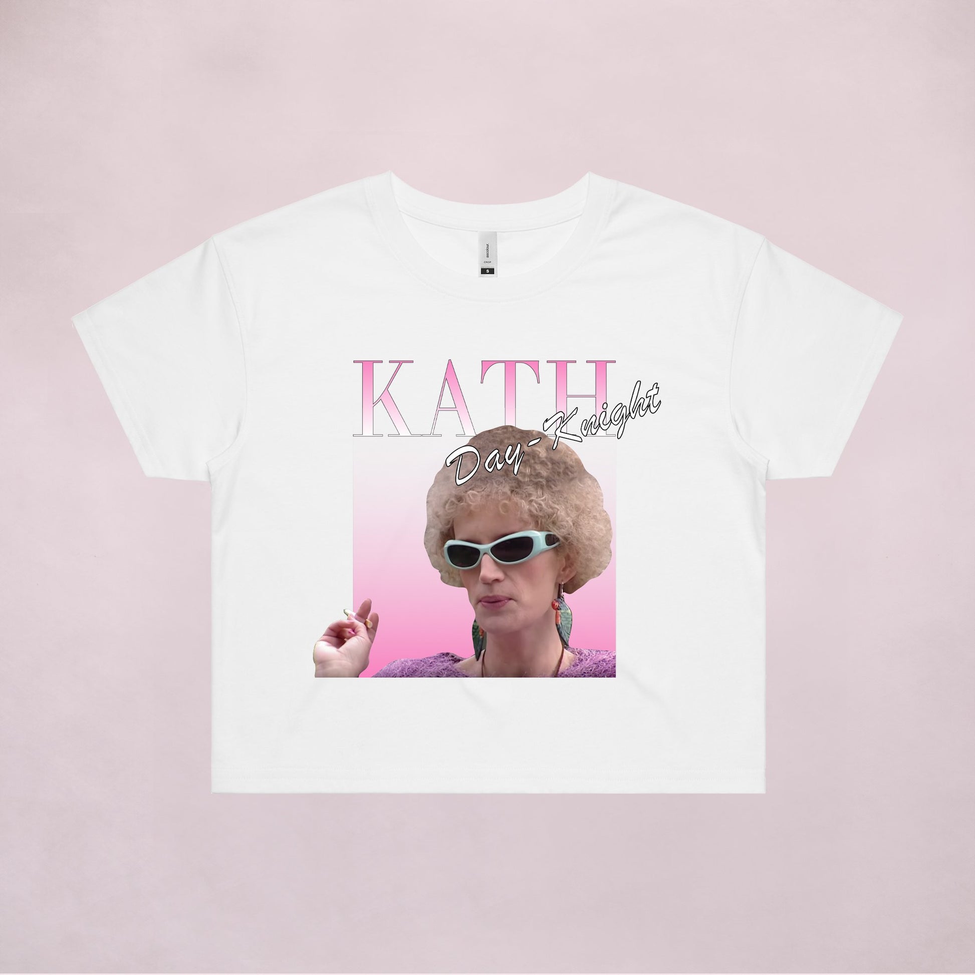 Ogo Merch Crop Tees White / Extra Small Kath Day-Knight Commemorative Classic Crop Tee