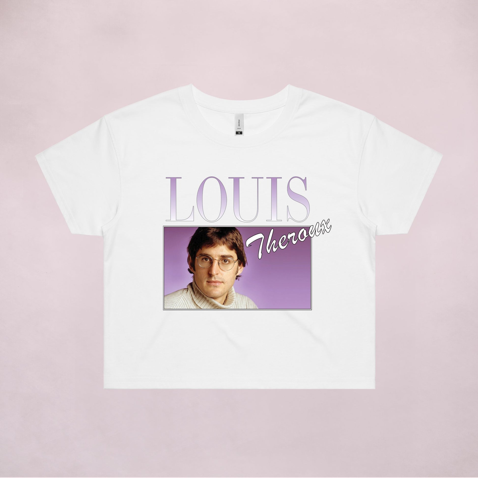 Ogo Merch Crop Tees White / Extra Small Louis Theroux Commemorative Classic Crop Tee